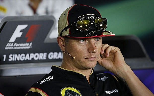 Raikkonen with Lotus